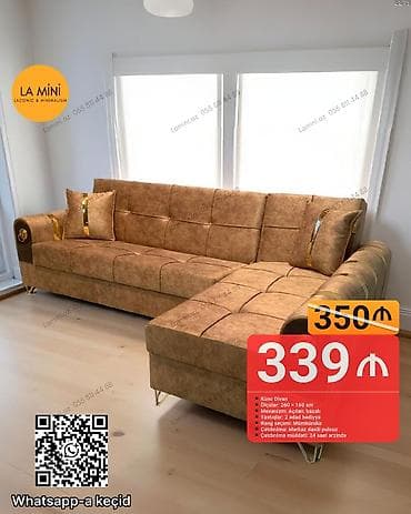 Künc divan, Açılan, Bazalı, Parça, Şəhərdaxili pulsuz çatdırılma