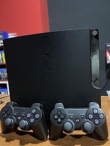 Ps 3 Slım Model Yaddas 160 GB yaddasında 10 eded oyun Var 2 Pult lalafo.az -da Ps 3 Slım Model Yaddas 160 GB yaddasında 10 eded oyun Var 2 Pult