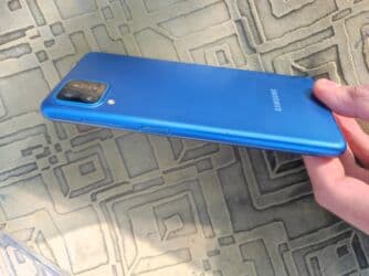 купить samsung a56: Samsung Galaxy A12, 64 ГБ, цвет - Голубой, Сенсорный, Две SIM карты, Face ID — 3