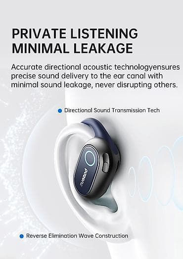 redmi airdots 2: Yeni Simsiz (Bluetooth) Qulaqcıqlar, Baseus, rəng - Ağ — 8