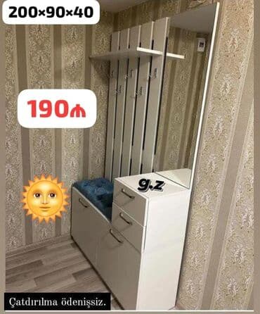 duz dolab: Yeni, Açılan, Düz dolab, Dəhliz dolabı — 1