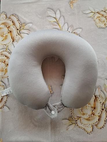 Транспорт: Səyahət üçün U formalı boyun yastığı – boz rəng - Dizayn: U formalı — 3