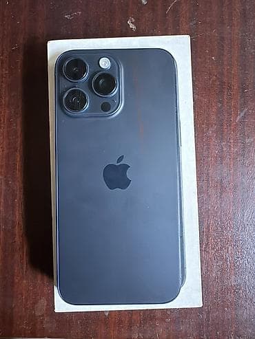 ikinci el 15 pro max: IPhone 15 Pro Max, 256 GB, Qara, Simsiz şarj — 2