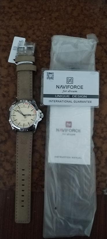 saat alisi: Yeni, Qol saatı, NaviForce, rəng - Gümüşü — 3