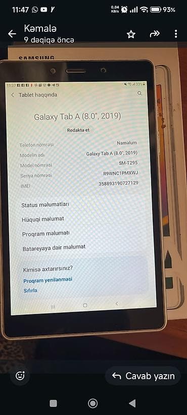 samsung tab 10 1: Samsung Galaxy Tab A 8.0, 8", < 64 GB — 2