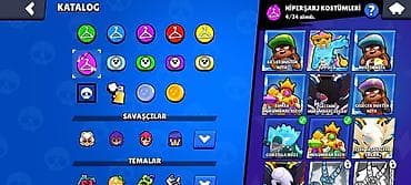 Brawl Stars oyun hesabı 570 ELMAS🤑🤑 5 dənə 2k oyunçu - Kupa yolu: 51 — 3
