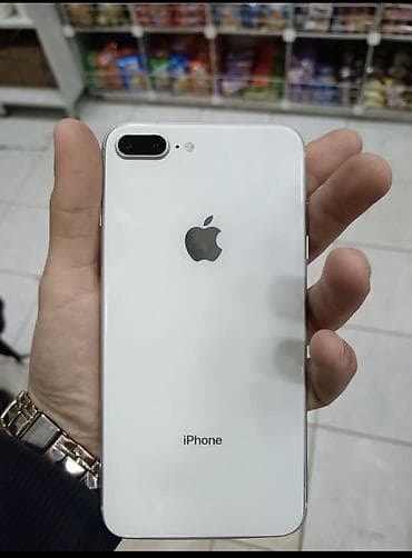 i̇phone x barter: IPhone 8 Plus, Ağ, Barmaq izi — 2