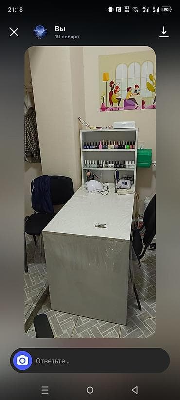 salon malları: Gözəllik salonu üçün mebel və avadanlıq dəsti - Vizaj masası: geniş — 3