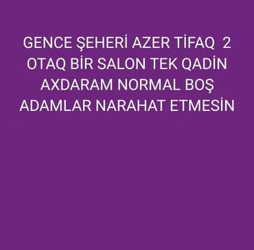 kristal abseron xirdalan 1: Gəncə şəhərində, Azer Tifaq yaşayış kompleksində yerləşən 2 otaqlı — 1