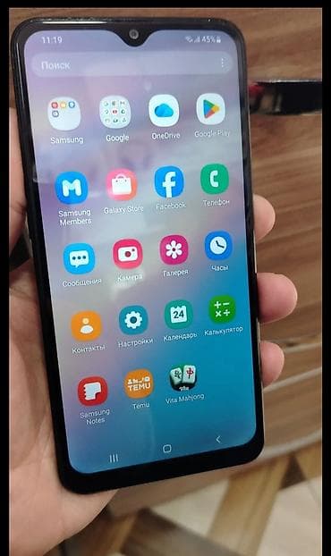 Samsung Galaxy A10s, 32 GB, rəng - Qara, Barmaq izi