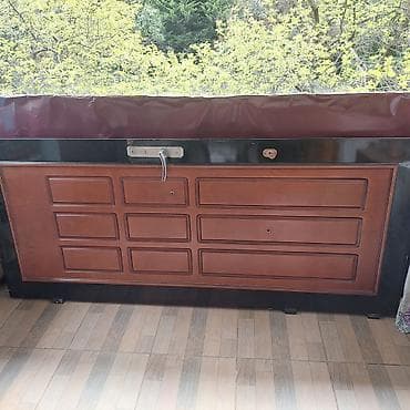 ikinci el demir qapi: Metall giriş qapısı - Material: qalın metal karkas, ön tərəfdə taxta — 2