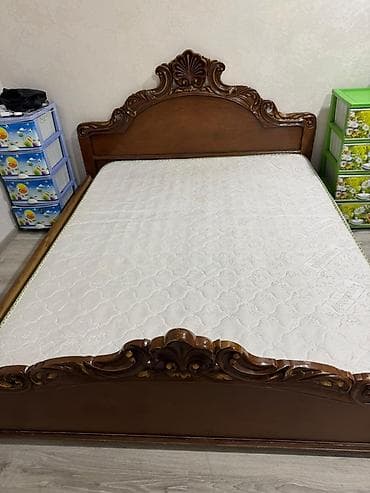 İşlənmiş, İkinəfərlik çarpayı, Matras ilə, Siyirməsiz