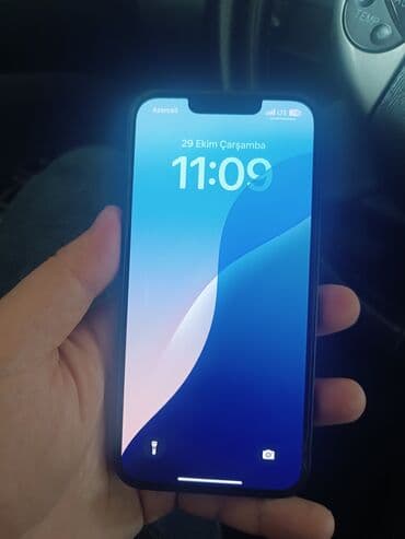 купить бу айфон 13: IPhone 13, Голубой, Face ID — 1