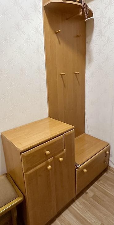 KÖÇ SƏBƏBİ İLƏ TƏCİLİ SATILIR! Dəhliz üçün mebel dəsti - Material