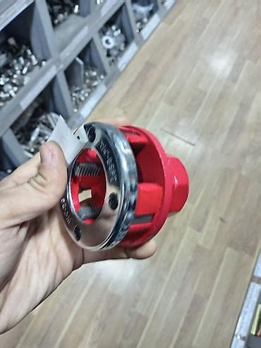 Boru üçün kəsici və yiv açan başlıq (pipe threading die head) - — 1