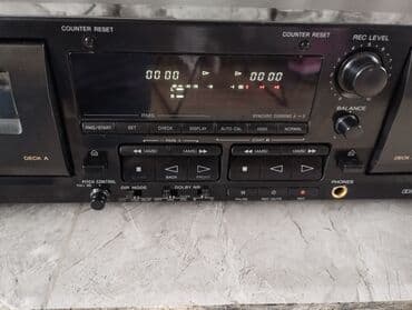 səs yazma: Harman kardon səsgücləndirici,SONY kasset Deka,Hər 2si əla — 9