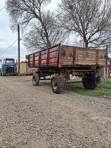 kuba ege 50: Traktor qoşqusu – 2 oxlu, dözümlü metal kuzovlu, yüksək bortlu — 4