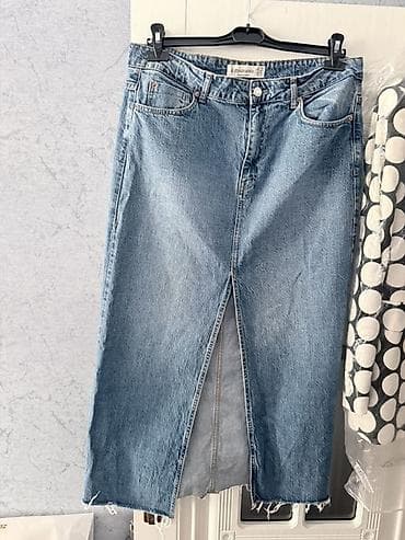 deniz geyimi: Midi Ətək, Stradivarius, Cins — 1