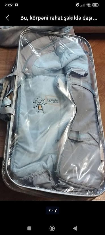 Çıxarıla bilən beşikli araba, Yaş: 1-6 ay