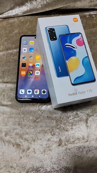 Redmi Note 11S, 128 GB, rəng - Mavi, Barmaq izi lalafo.az -da Redmi Note 11S, 128 GB, rəng - Mavi, Barmaq izi