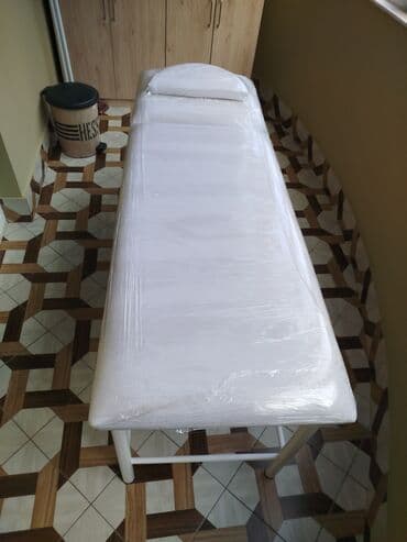 Yeni, Masaj kuşetkası, Qatlanmayan, rəng - Ağ — 2