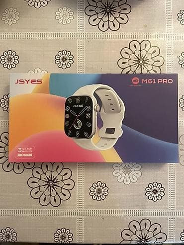 Yeni, Smart saat, Sensor ekran, rəng - Qara
