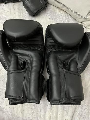 sport: Venum boks əlcəkləri – tam qara, mat dizayn - Brend: Venum - Tip — 3