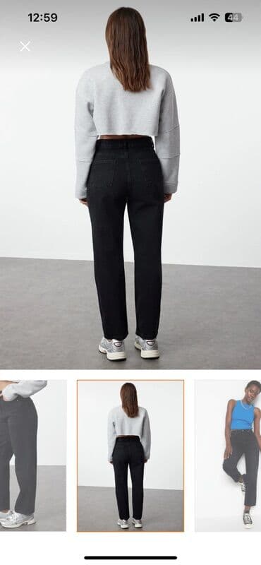 Baş geyimləri: Şalvar, Trendyolmilla, 2XS, rəng - Qara — 4