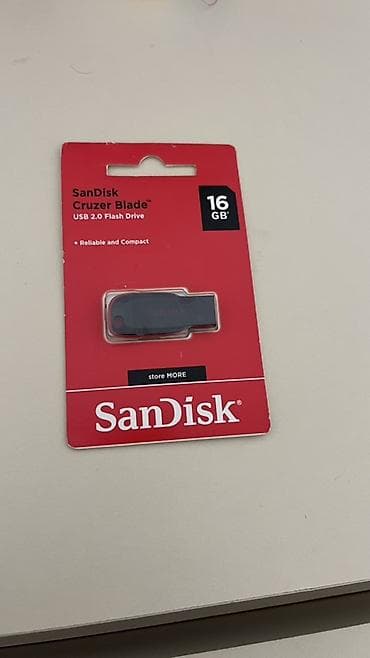 ucuz kompüter: Flash kart Sandisk, 16 GB, USB 2.0 — 1
