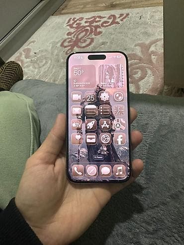 80 gb: IPhone 15 Pro, 128 GB, Natural Titanium, Face ID, Simsiz şarj — 6
