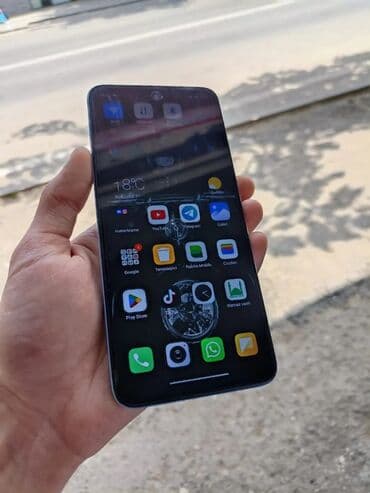 telefon soyducu: Redmi 12, 128 GB, rəng - Mavi, Barmaq izi — 2