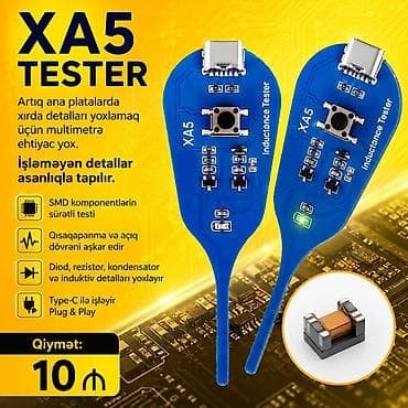 səs platası: XA5 tester. Artıq ana platalarda xırda detalları yoxlamaq üçün — 1
