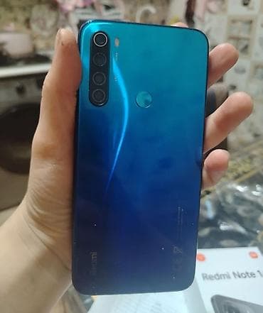 redmi a03: Redmi Note 8, 32 GB, rəng - Mavi, Barmaq izi — 3