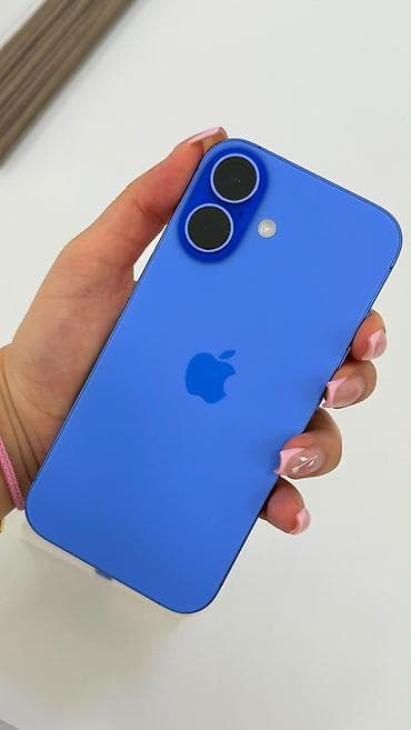 IPhone 16, 256 ГБ, Голубой, Face ID — 2