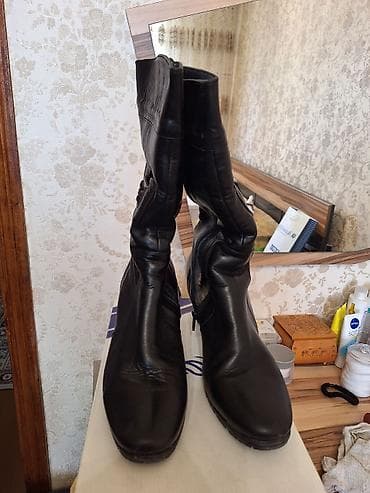 çekmeler: Qadin cekmesi.temiz deri.2-3 defe seliqeli geyilib.ici tebii mex.170 — 3