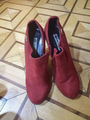 qiz ucun botlar: Qadın botları – Lino Marano - Rəng: tünd qırmızı (bordo) - Model — 1