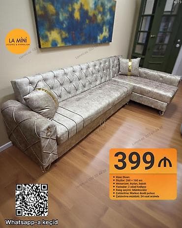 Künc divan, Açılan, Bazalı, Parça, Şəhərdaxili pulsuz çatdırılma