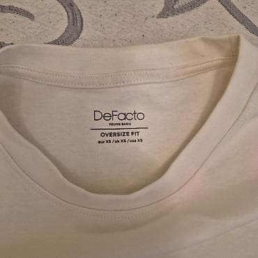 sort: Futbolka, Defacto, L, rəng - Ağ — 3