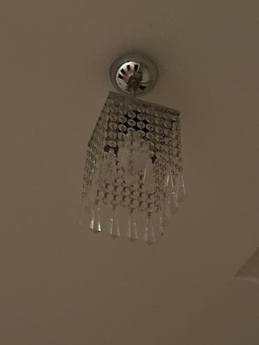 Çılçıraq, 1 lampa, Xrustal — 1