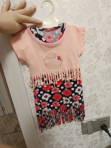 детская одежда баку: Детское платье, Повседневное, 9 - 12 мес. — 1