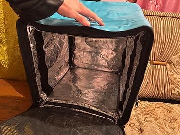 İstehsal avadanlığı: Salam yenidir 1 ay istifadə olunub. Wolt çatdırılma üçün termo kürək — 4