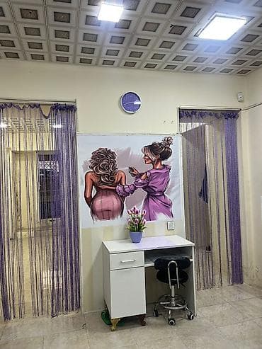 Gözəllik salonu üçün mebel və dekor paketi - Manikür/visaj masası: Ağ — 4