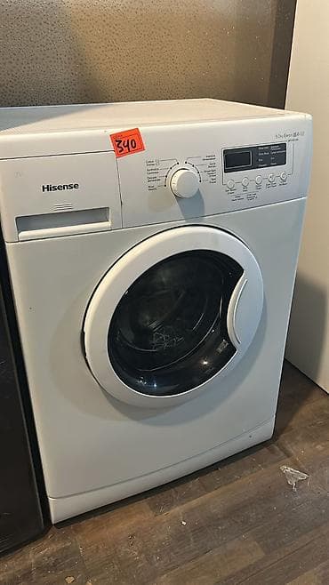 Soyuducu Paltaryuyan televizor vitrinlerin satış mərkəzi: Paltaryuyan maşın Hisense, 6 kq, Avtomat, Qurutmasız, Kredit yoxdur