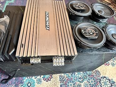 uslitel sony: Aparatura Satılır - Kenwood subwoofer qutuda - Soundmax usilitel - — 2
