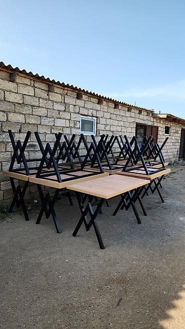 stollu çardaq çarpayı: Stullar ilə, Kvadrat masa, 2 nəfər — 1
