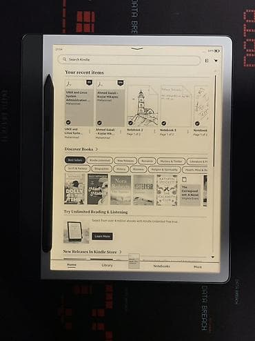 elektron kitab oxuyucu: Amazon Kindle Scribe 32GB (2024 Gen) + Premium Pen + Qab (Case) — 7