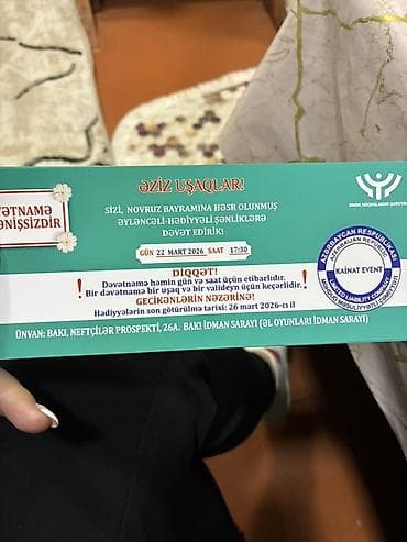 3D ручки: Məhsul: Uşaq tədbiri üçün dəvətnamə – “Novruz Bayramımız Mübarək!” — 3