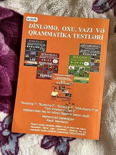 ingilis dili 4 cu sinif test: Məhsul: “Yeni İmtahan Modeli – 1” İngilis dili test toplusu (8–9 — 1