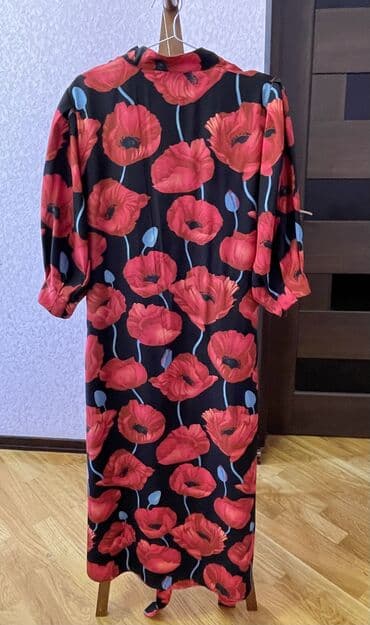 qadın donlar: - Model: uzun, düz kəsim, beldə bağlama kəməri ilə - Uzunluq: maxi - — 3