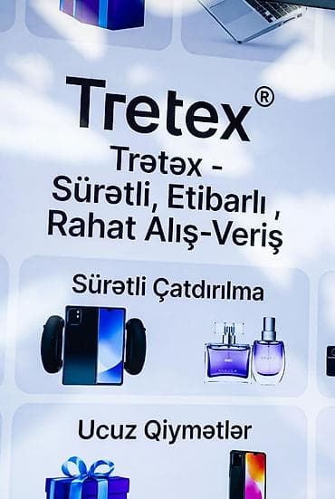 Trətex – Sürətli, etibarlı, rahat alış-veriş platforması Xidmət